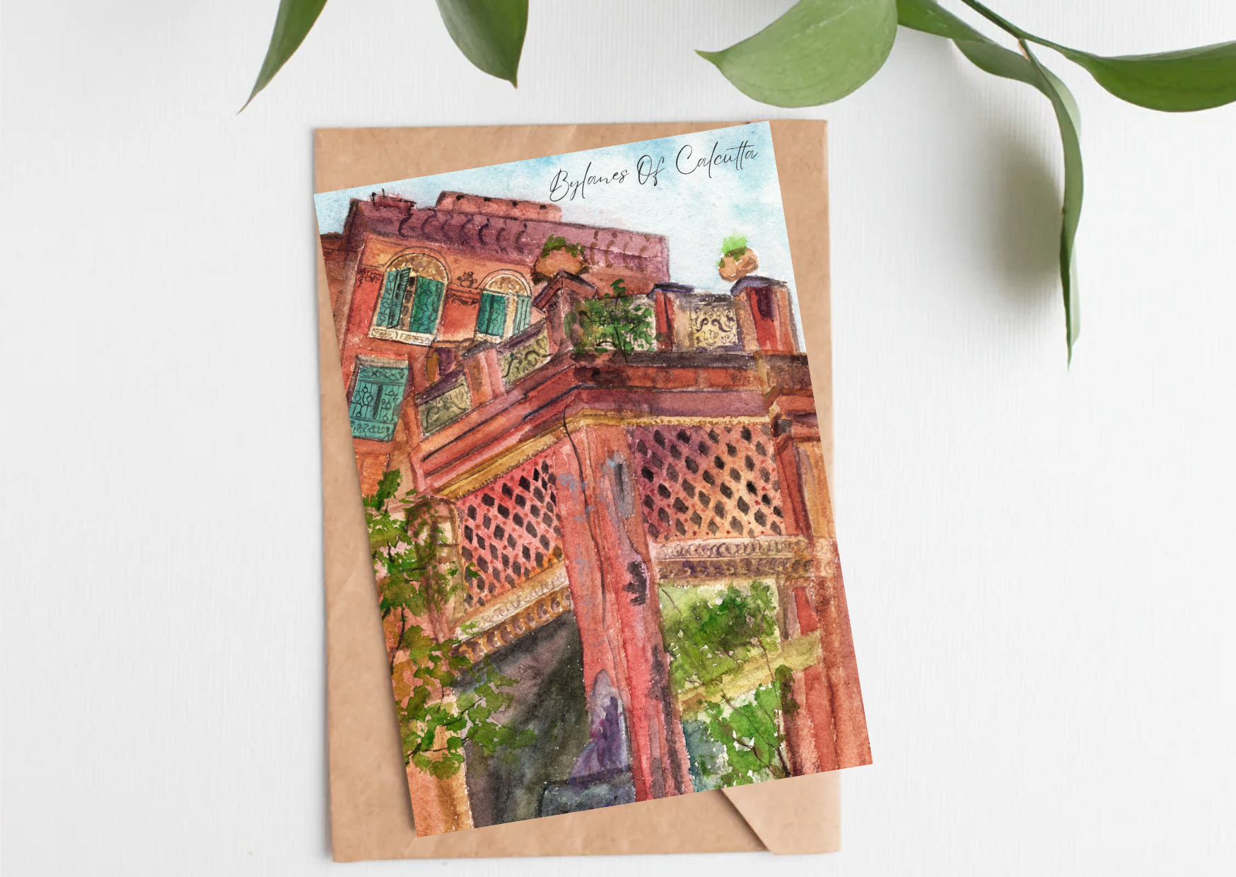 Bylanes of Calcutta — A6 Postcards by Aishwarya Ashok